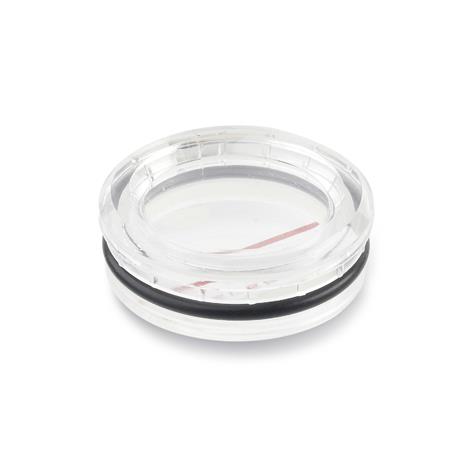 Otto Ganter Oil Level Sight Glass Crystal Clear Plastic without Thread, GN 542